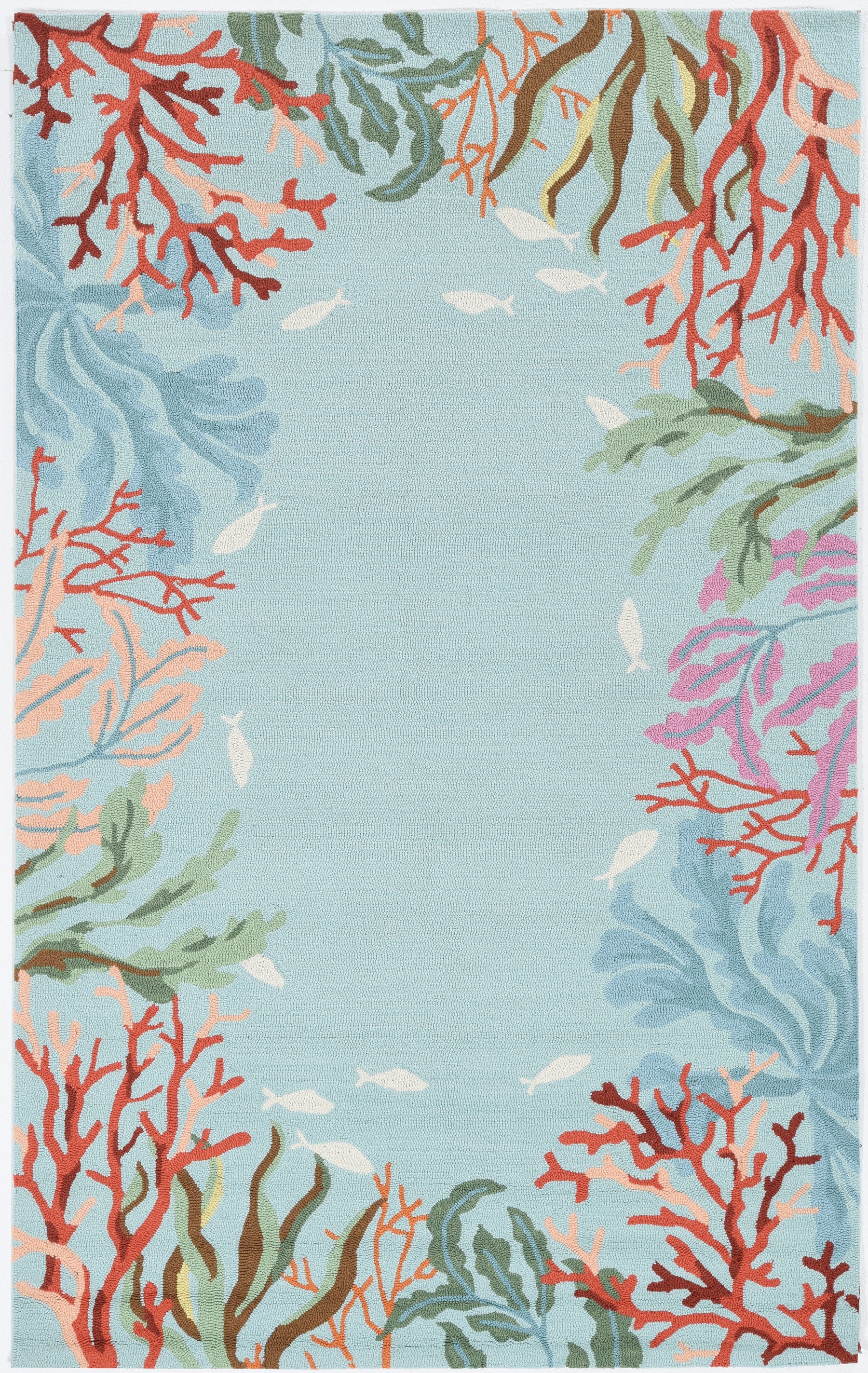 KAS Area Rugs Sonesta 2012 Blue Lagoon Hand Hooked Area Rug